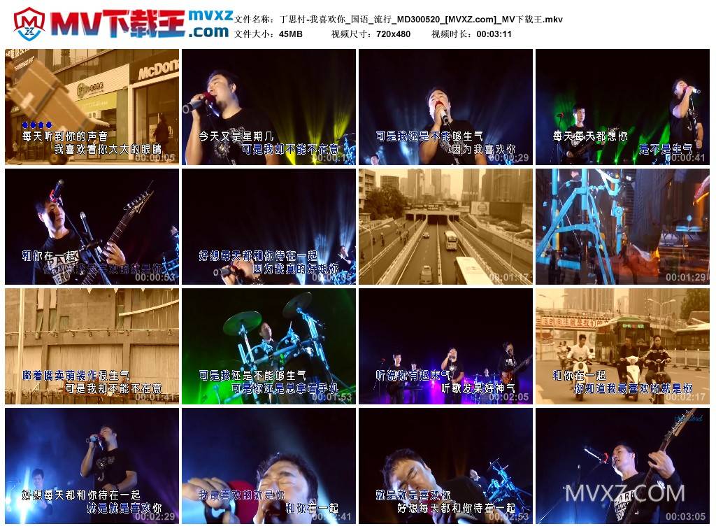 丁思忖-我喜欢你_国语_流行_MD300520